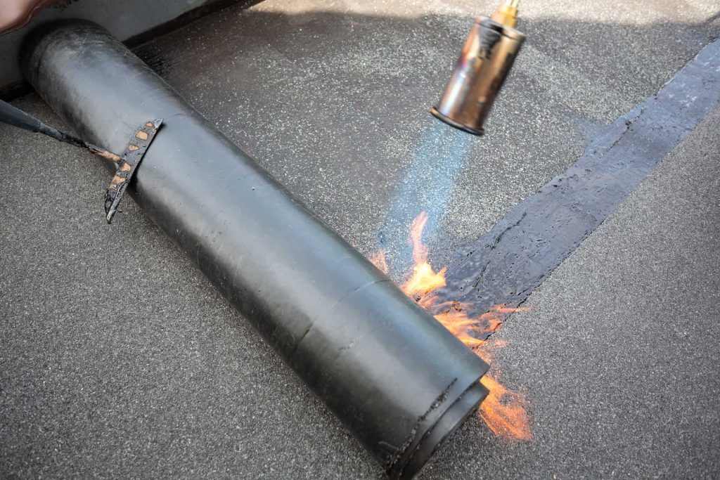 Felt flat roofing repairs in Dorset
